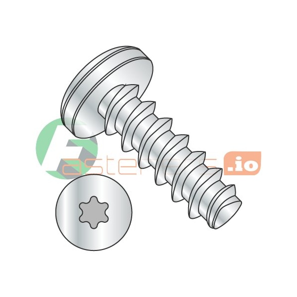 Newport Fasteners Thread Forming Screw, #8 x 2 in, Zinc Plated Steel Pan Head Torx Drive, 2000 PK 632303 - main